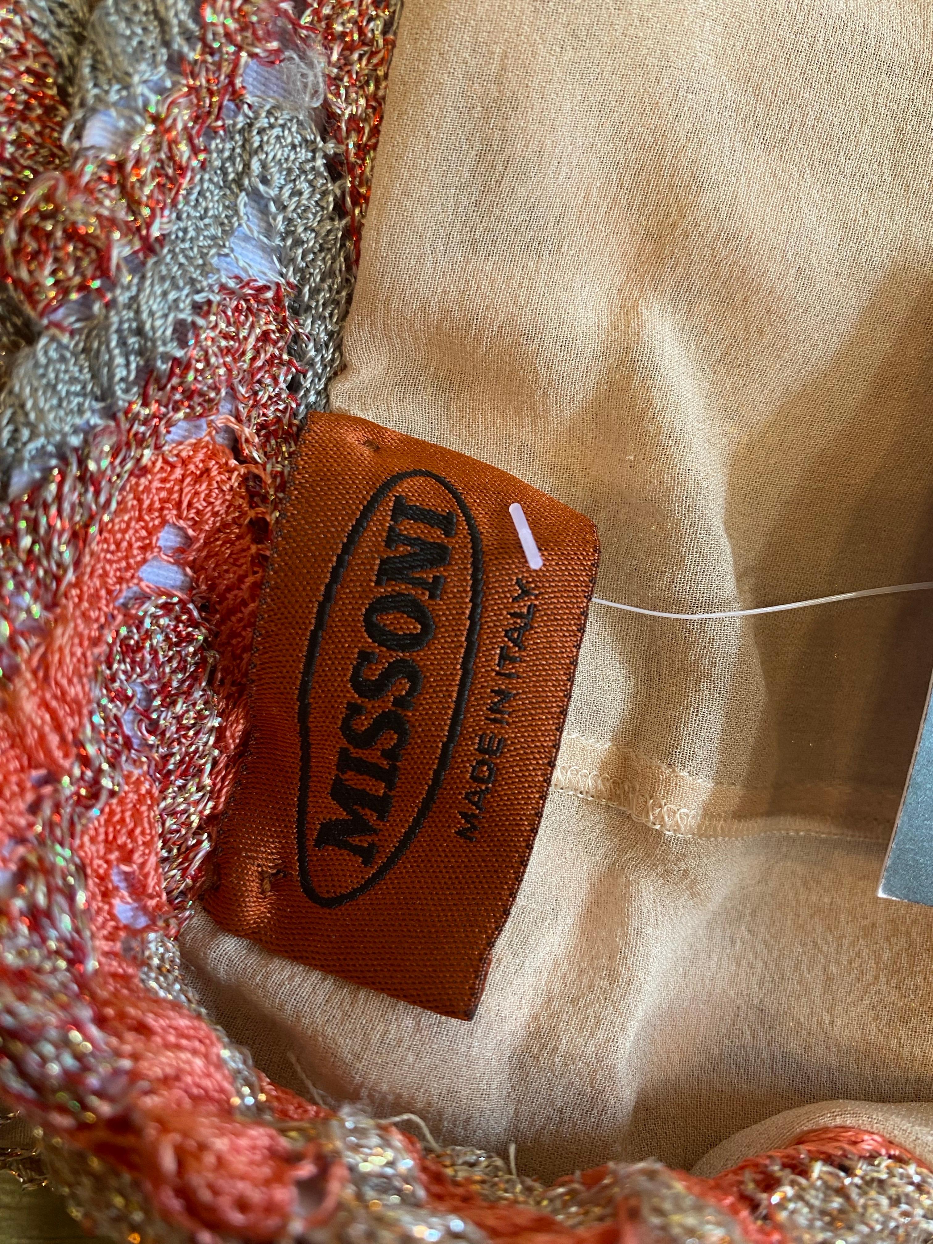 Falda Missoni con cinturón rosa en venta 2
