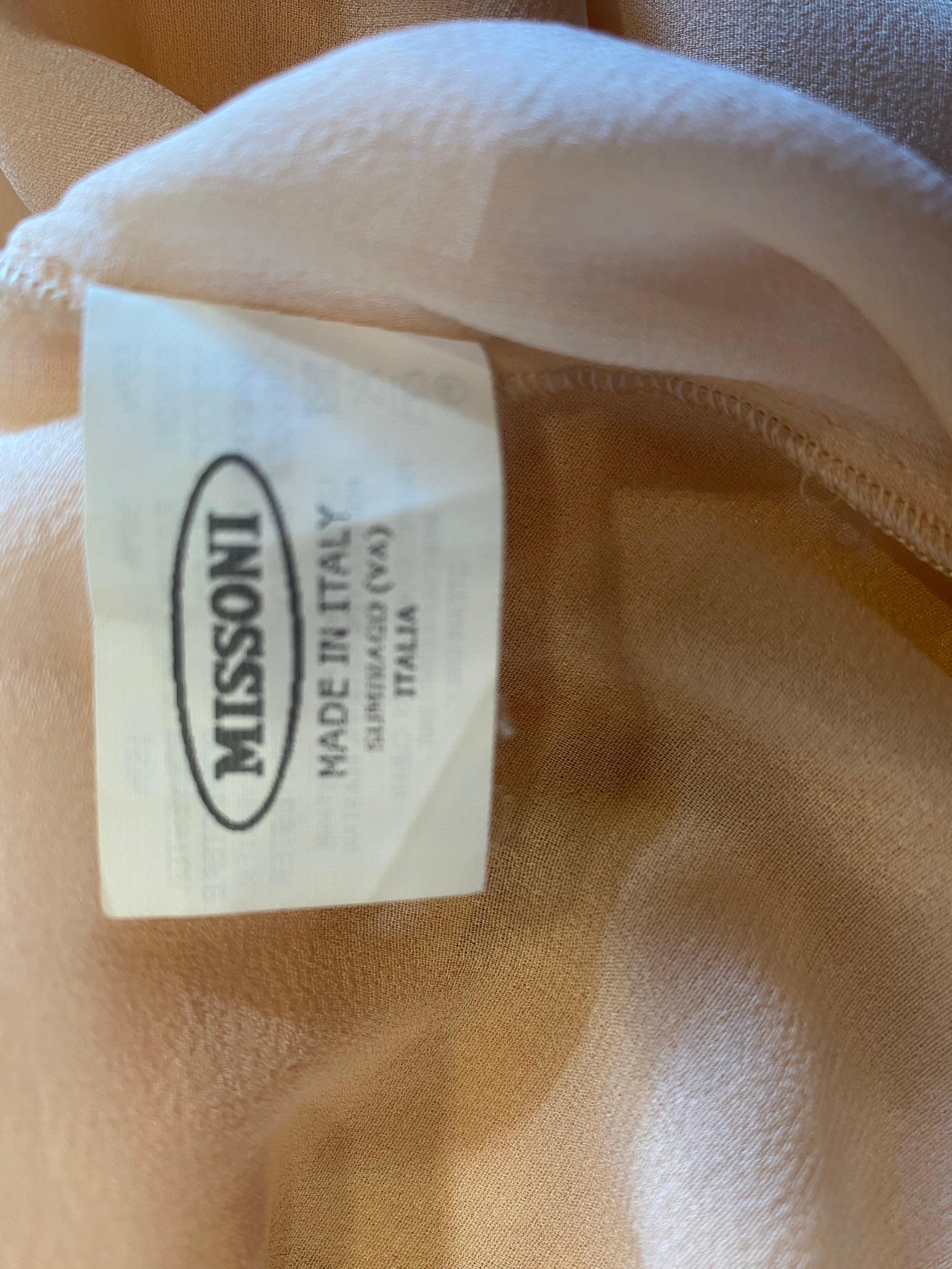 Falda Missoni con cinturón rosa en venta 3