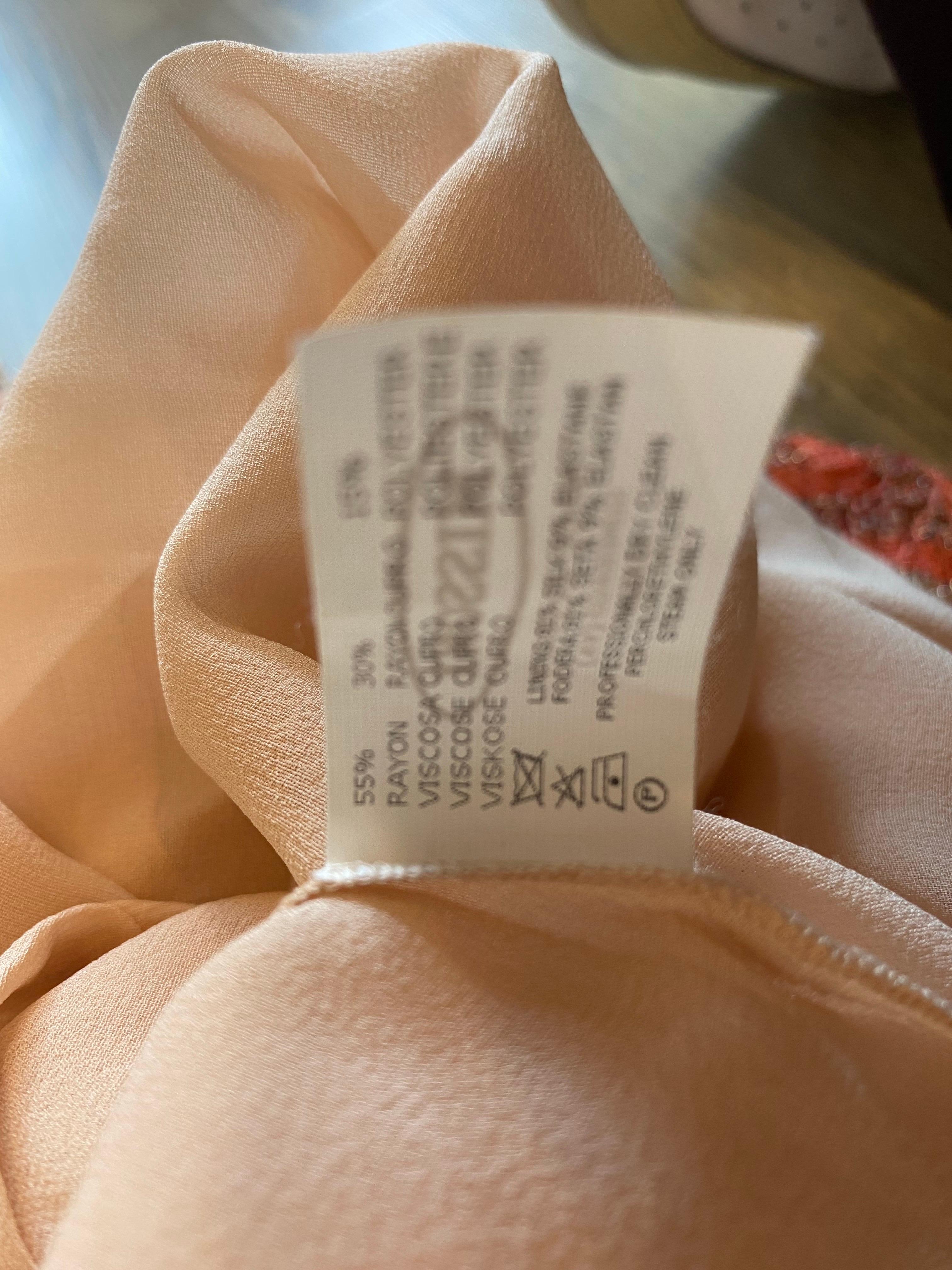 Falda Missoni con cinturón rosa en venta 4