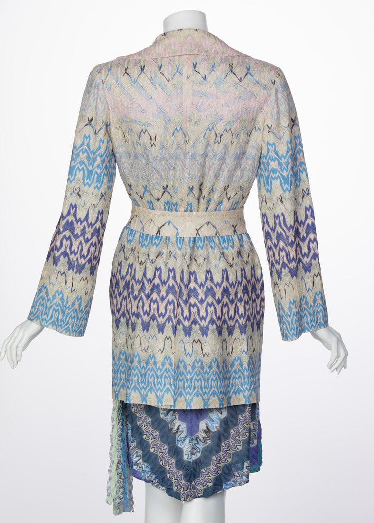 Missoni Sleeveless Halter Dress Belted Jacket Set, 2012 at 1stDibs