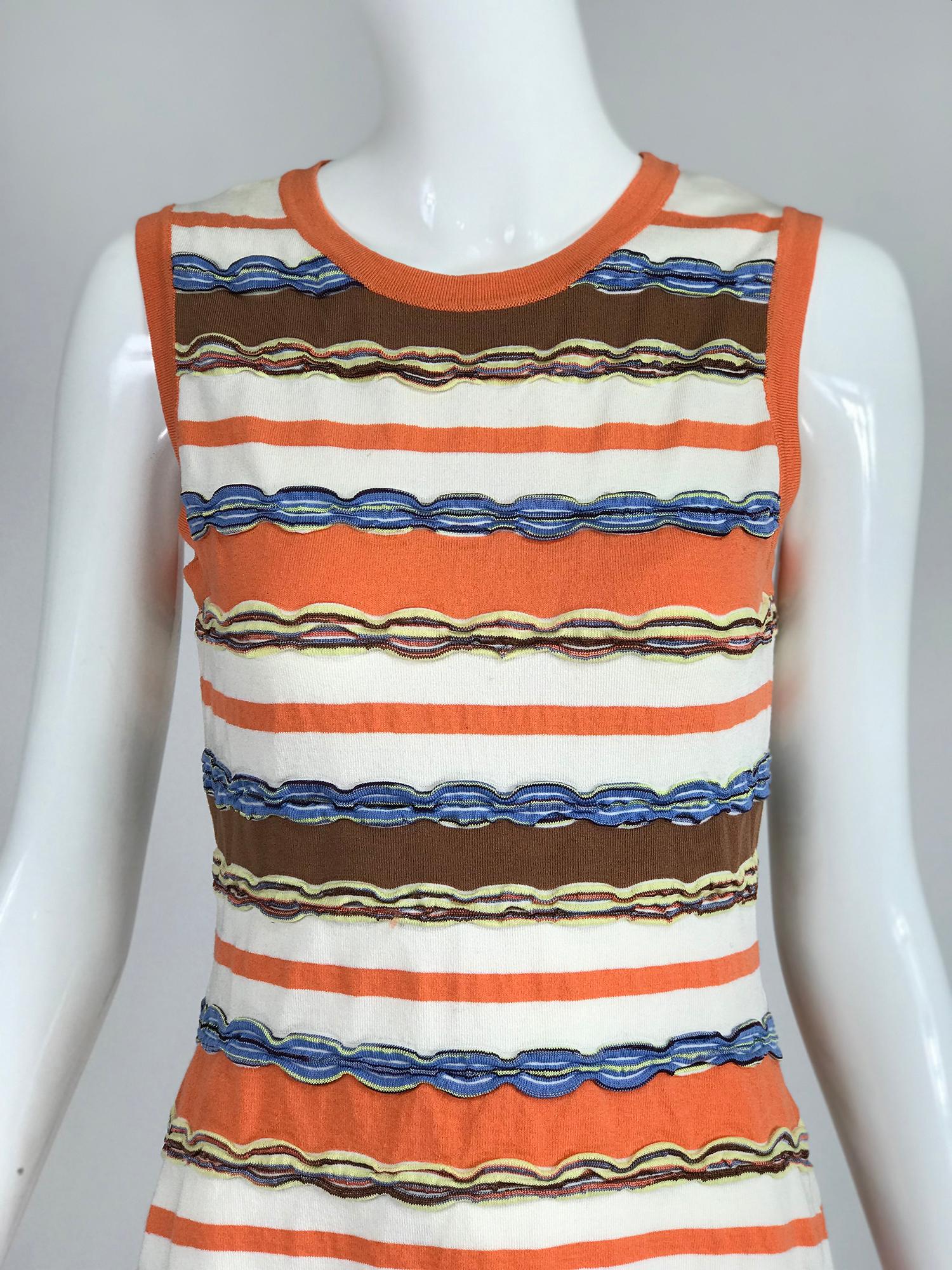 Missoni Sleeveless Knit Dress in Bright Colours at 1stDibs | bright ...