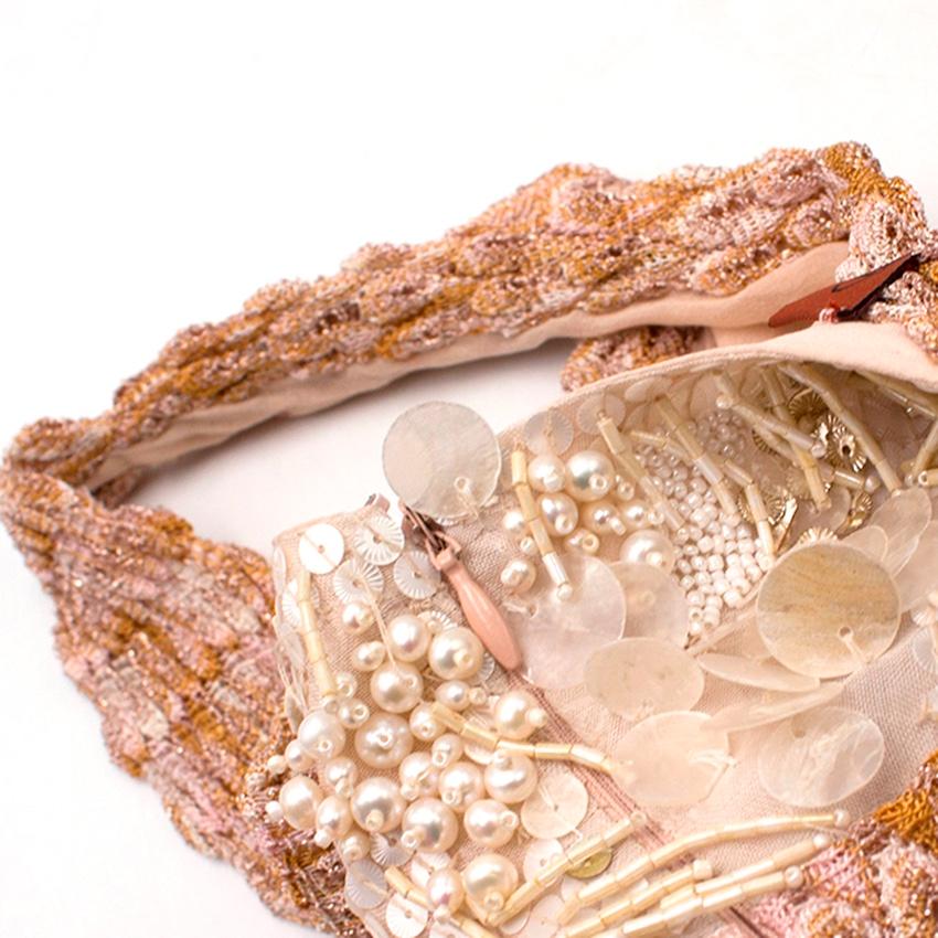Missoni Sleeveless Knit Embellished Gown SIZE IT 40 5