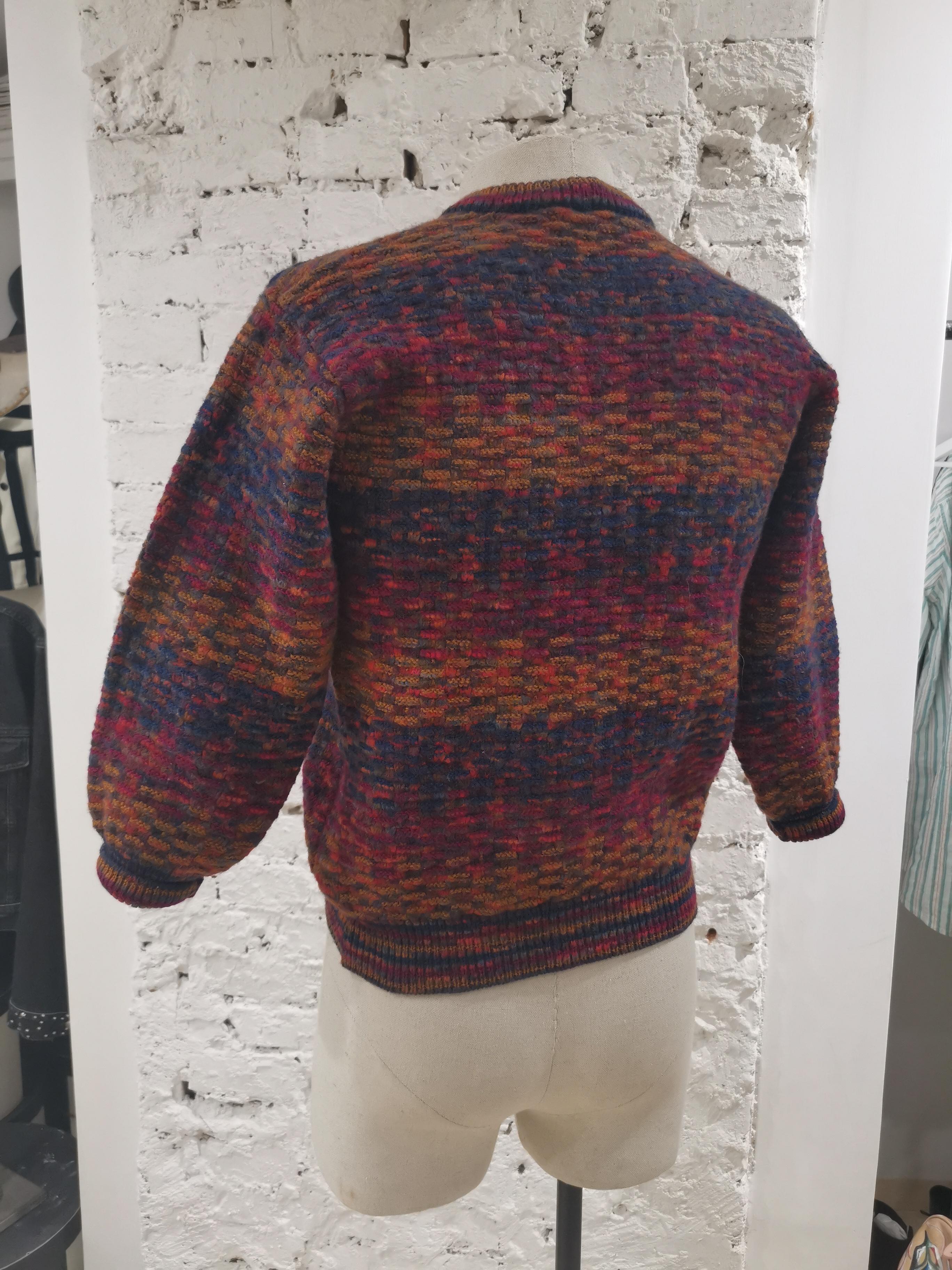 Women's or Men's Missoni sport multicoloured wool sweater