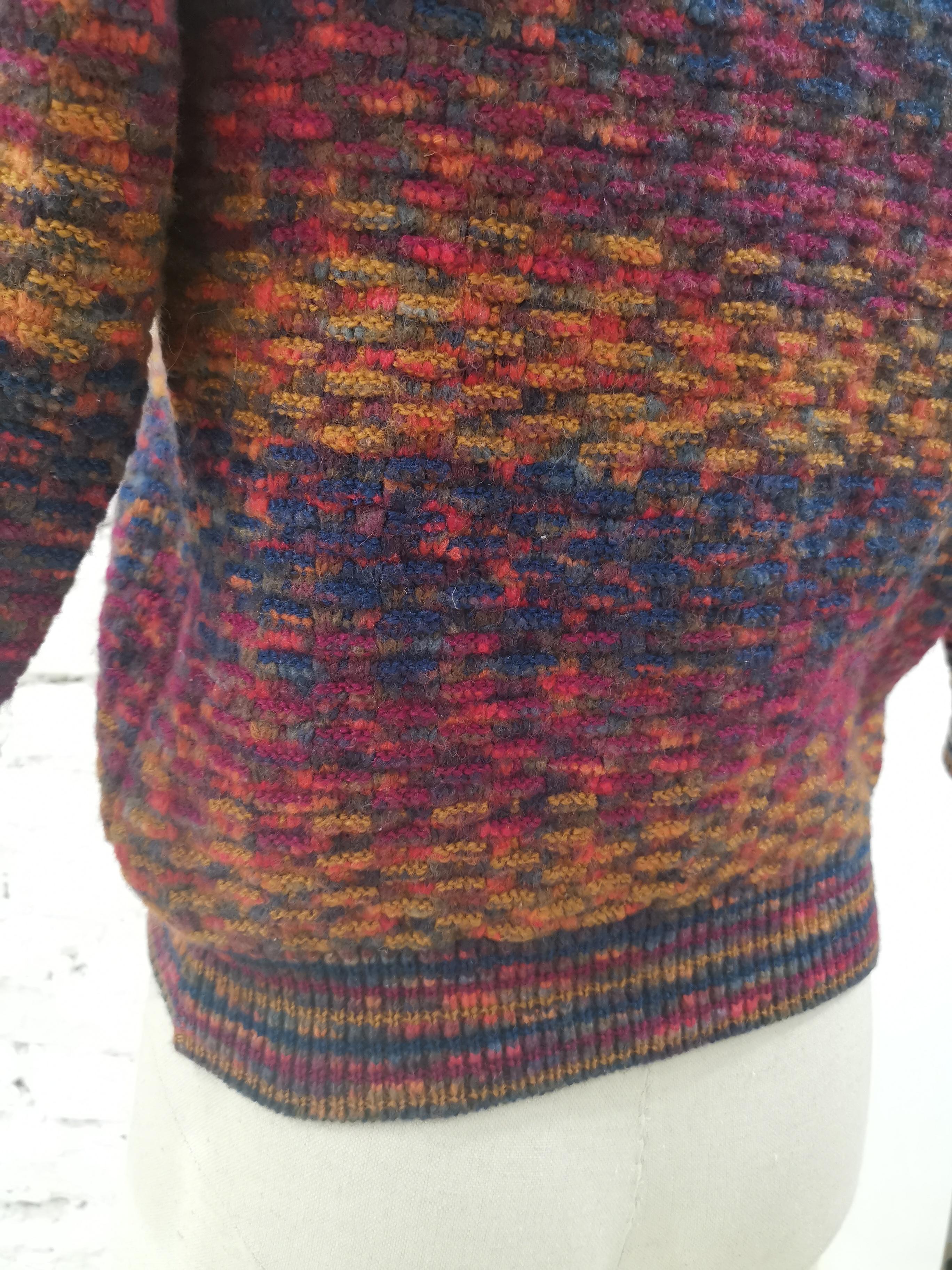 Missoni sport multicoloured wool sweater 1