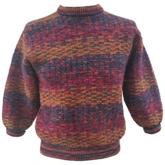 Vintage Missoni sport multicoloured wool sweater