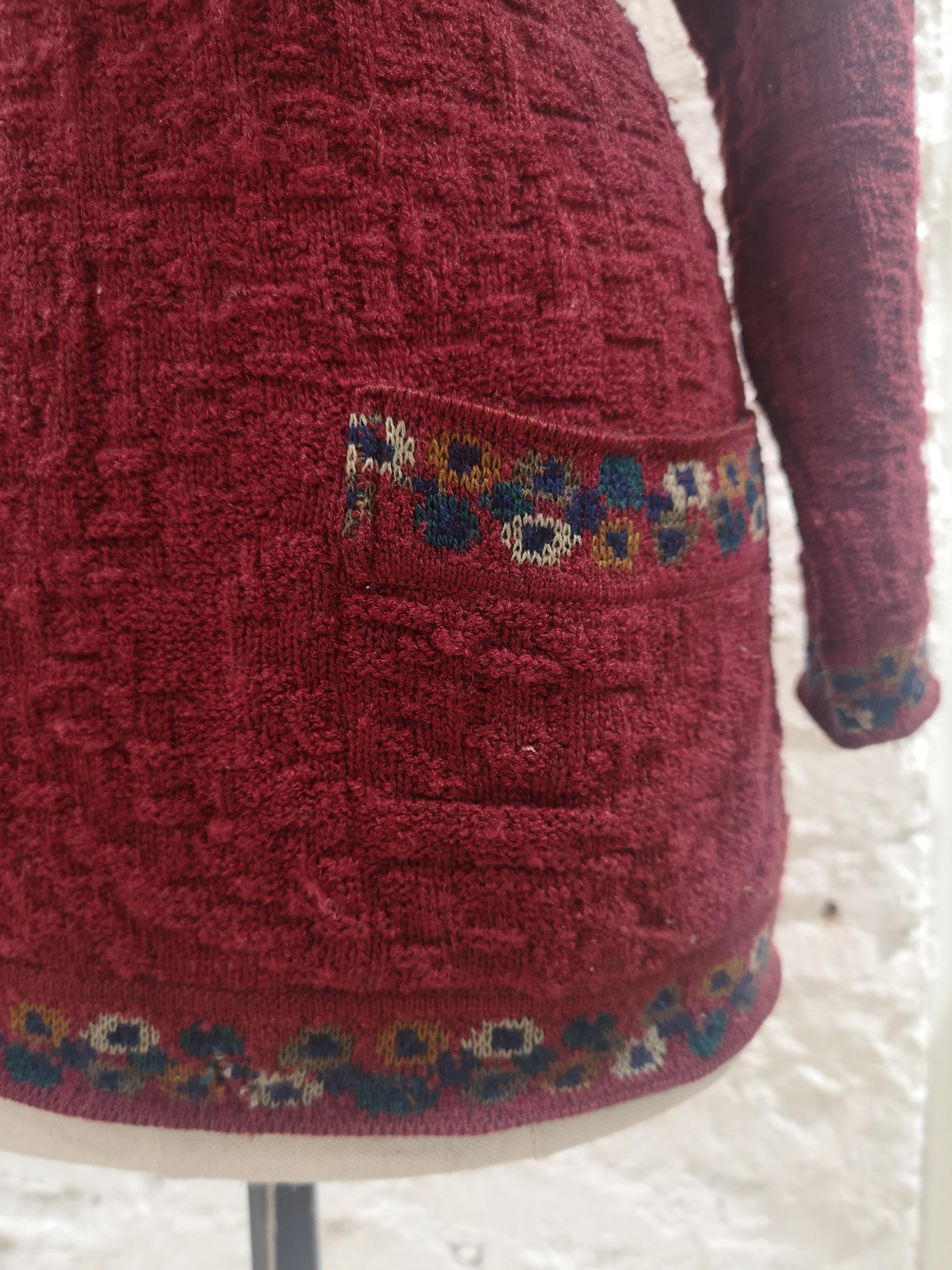 Black Missoni Sport red sweater For Sale