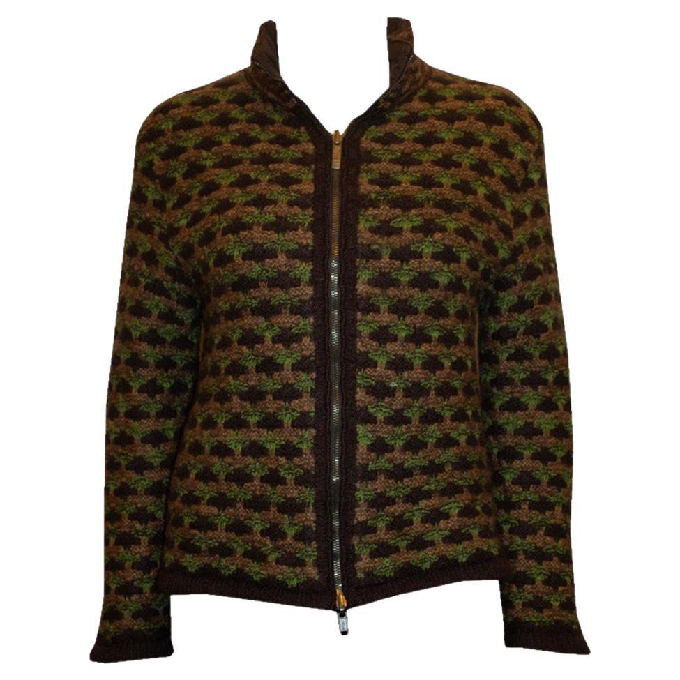 Giacca in maglia di lana Missoni Sport