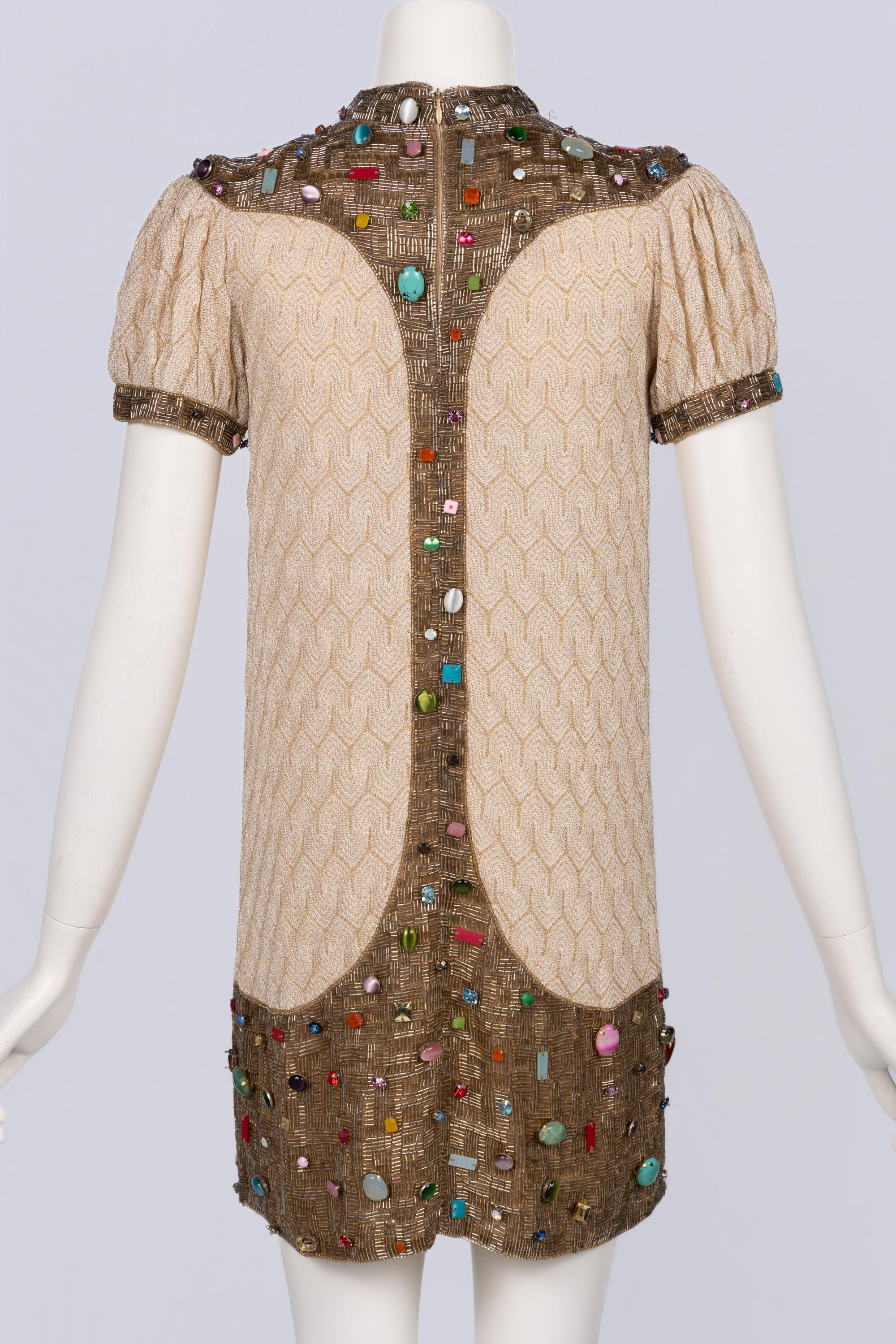 Missoni Frühjahr/Sommer 2007 Laufsteg Jewell-Minikleid im Angebot 1
