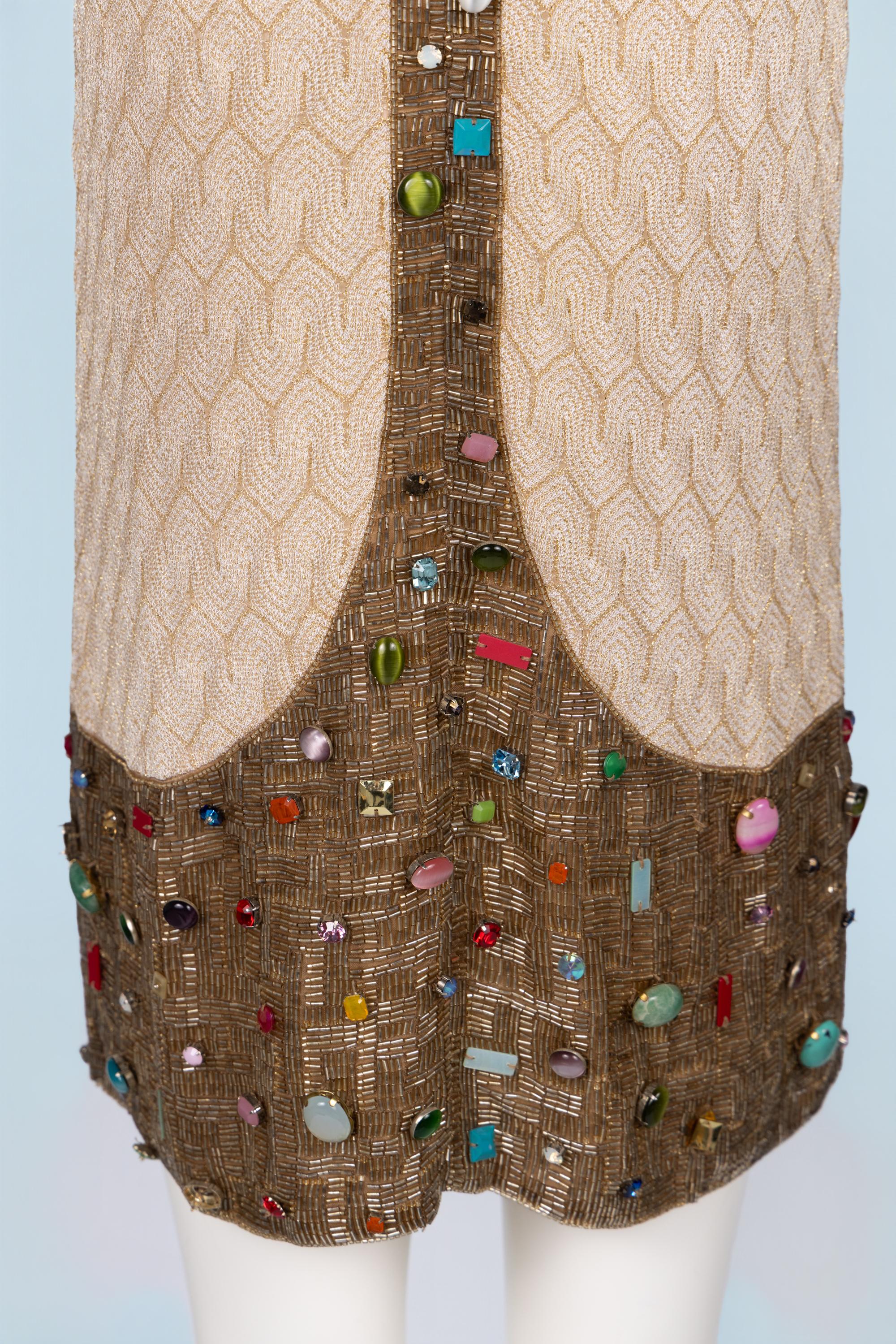 Missoni Frühjahr/Sommer 2007 Laufsteg Jewell-Minikleid im Angebot 4