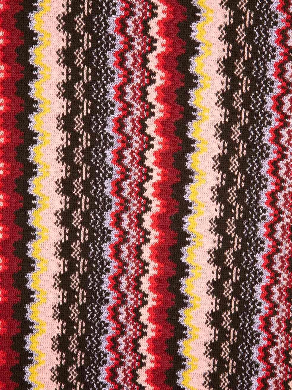 Missoni Striped Fringed Knit Scarf In New Condition In London, GB