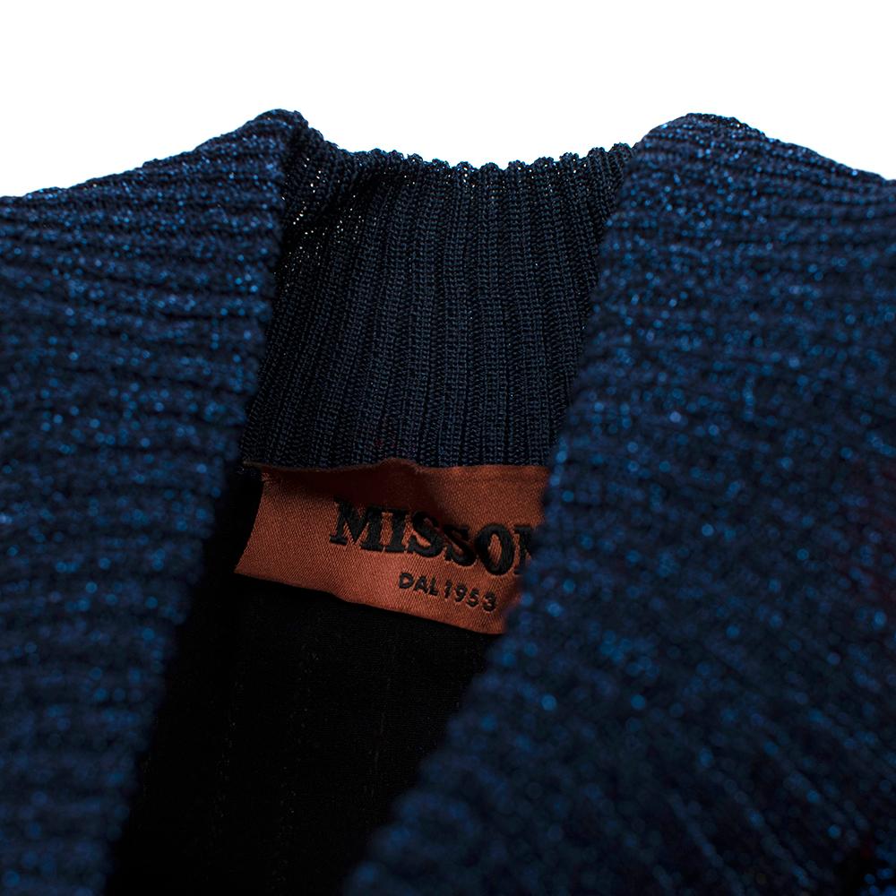 Missoni Striped-knit halterneck mini dress - Size US 2 For Sale 2