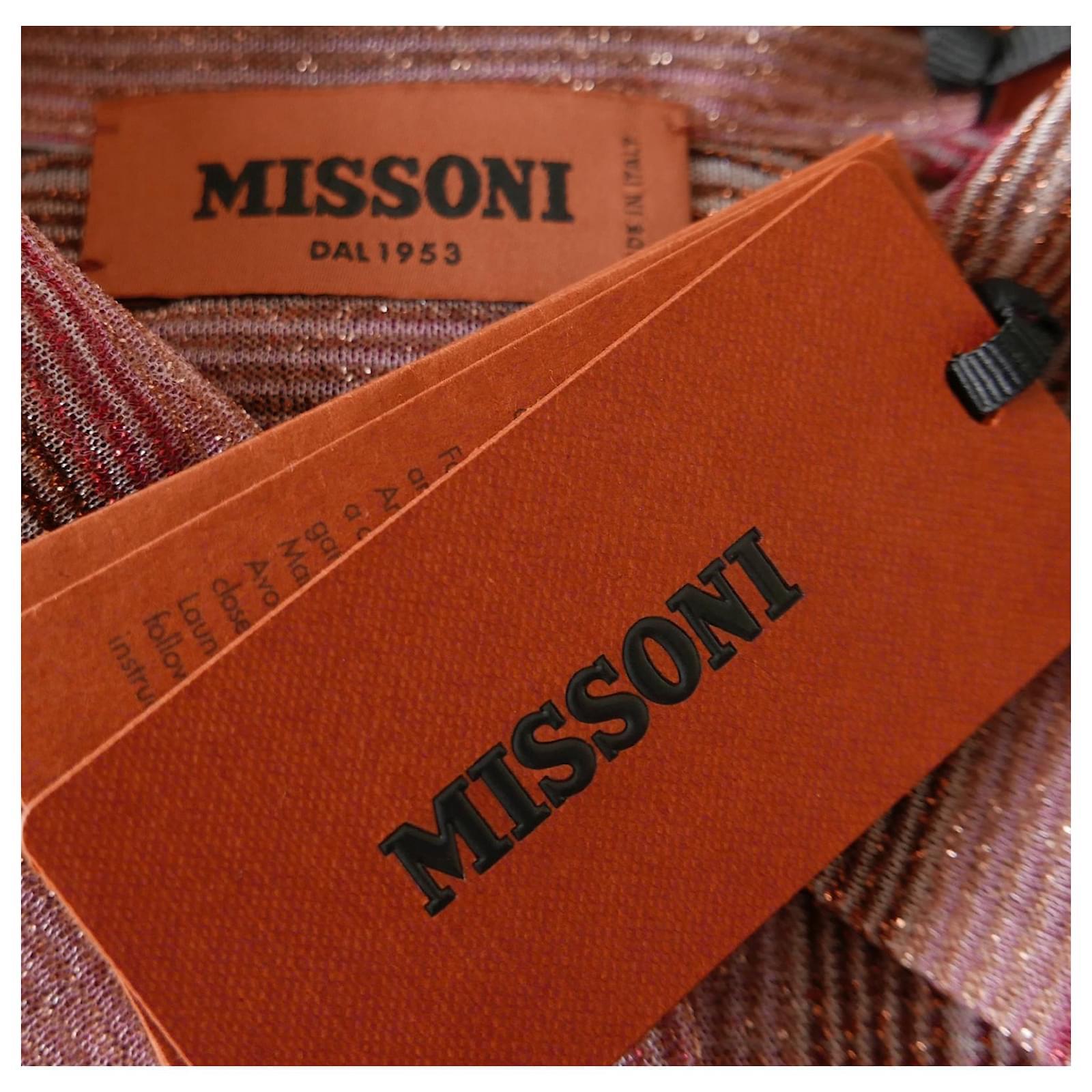 Missoni Striped Lurex Blouse Shirt For Sale 2