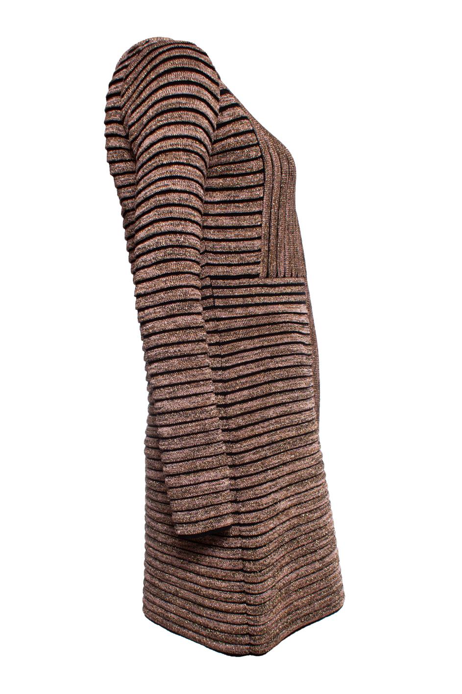 Missoni, cappotto in lurex a righe In condizioni ottime in vendita a AMSTERDAM, NL