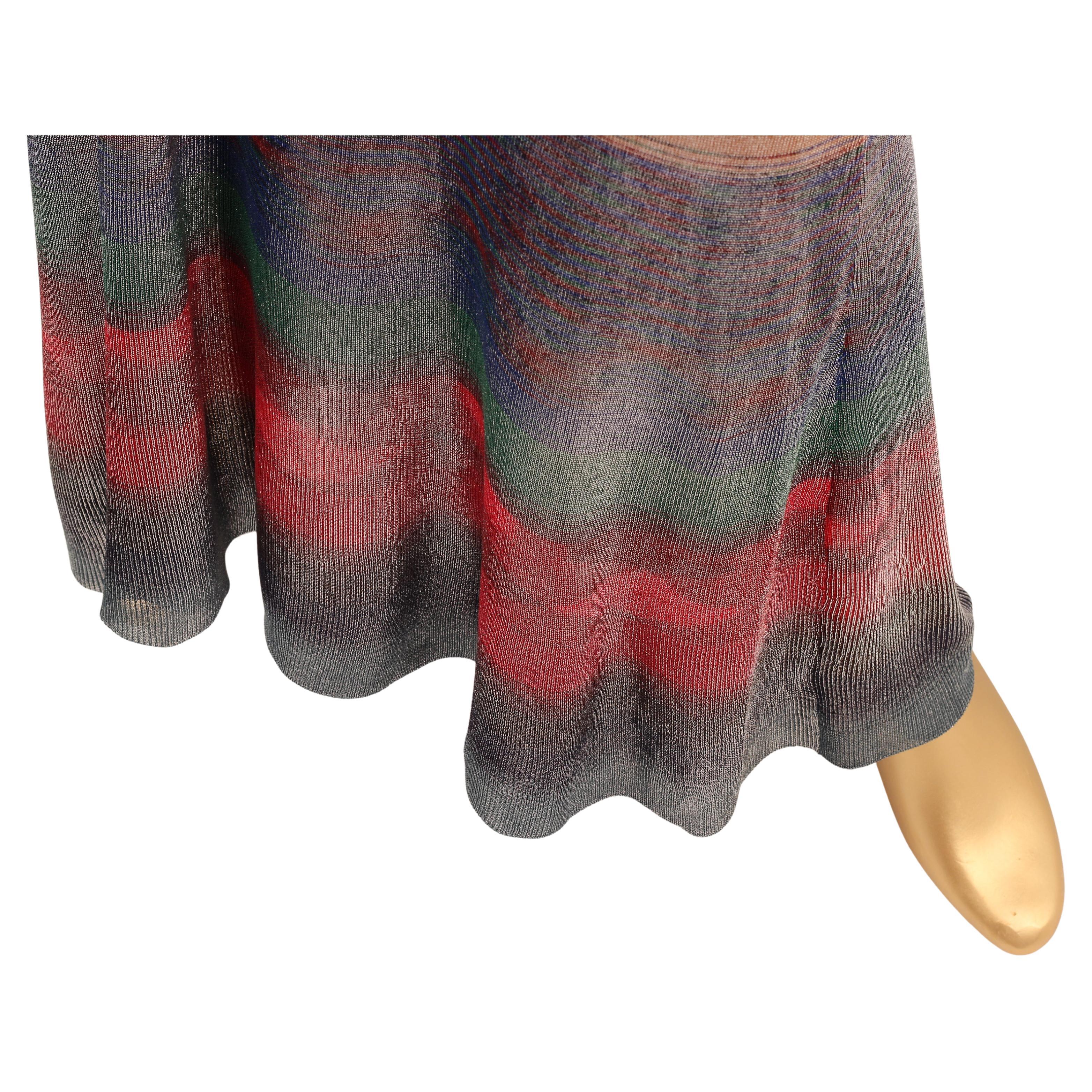 MISSONI Striped Lurex Long Dress – F/W 2022–23 Runway - as seen on Eva Herzigová For Sale 4