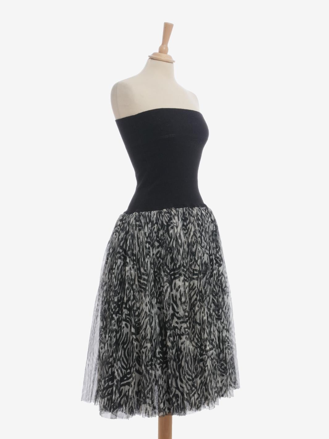Missoni Tulle Cocktail Dress - 80s In Excellent Condition For Sale In Milano, IT