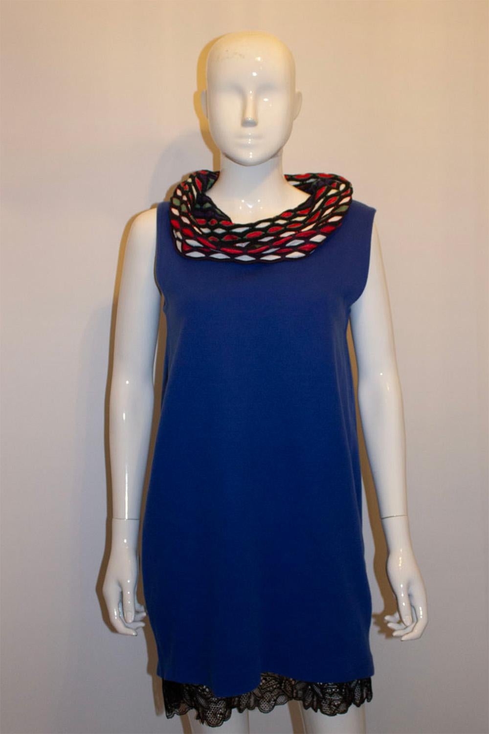 Missoni Tunic Top with Multi Colour Collar For Sale 3