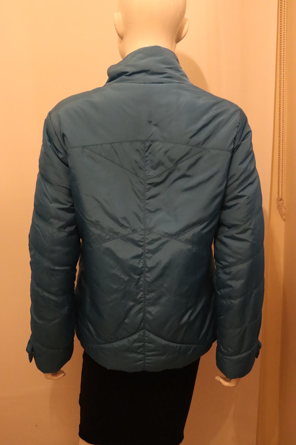 Missoni Türkisfarbene Puffa-Jacke im Zustand „Gut“ im Angebot in London, GB