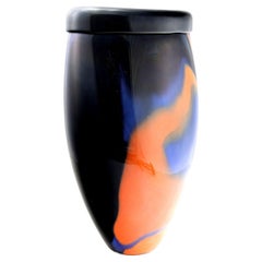 Vase Missoni en verre de Murano, Italie, années 1980