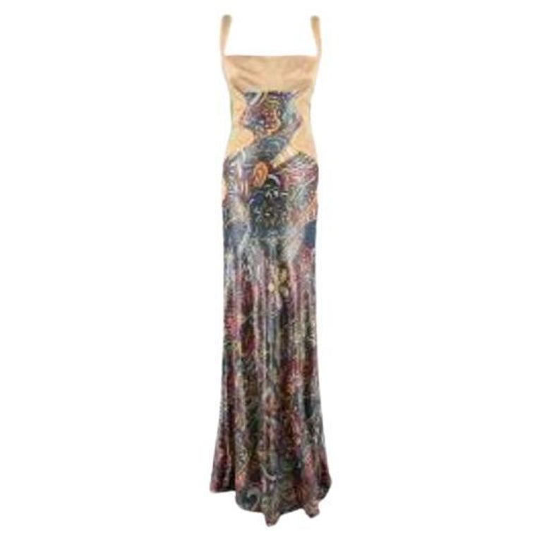 Missoni Vintage Floral Lurex Gown For Sale at 1stDibs
