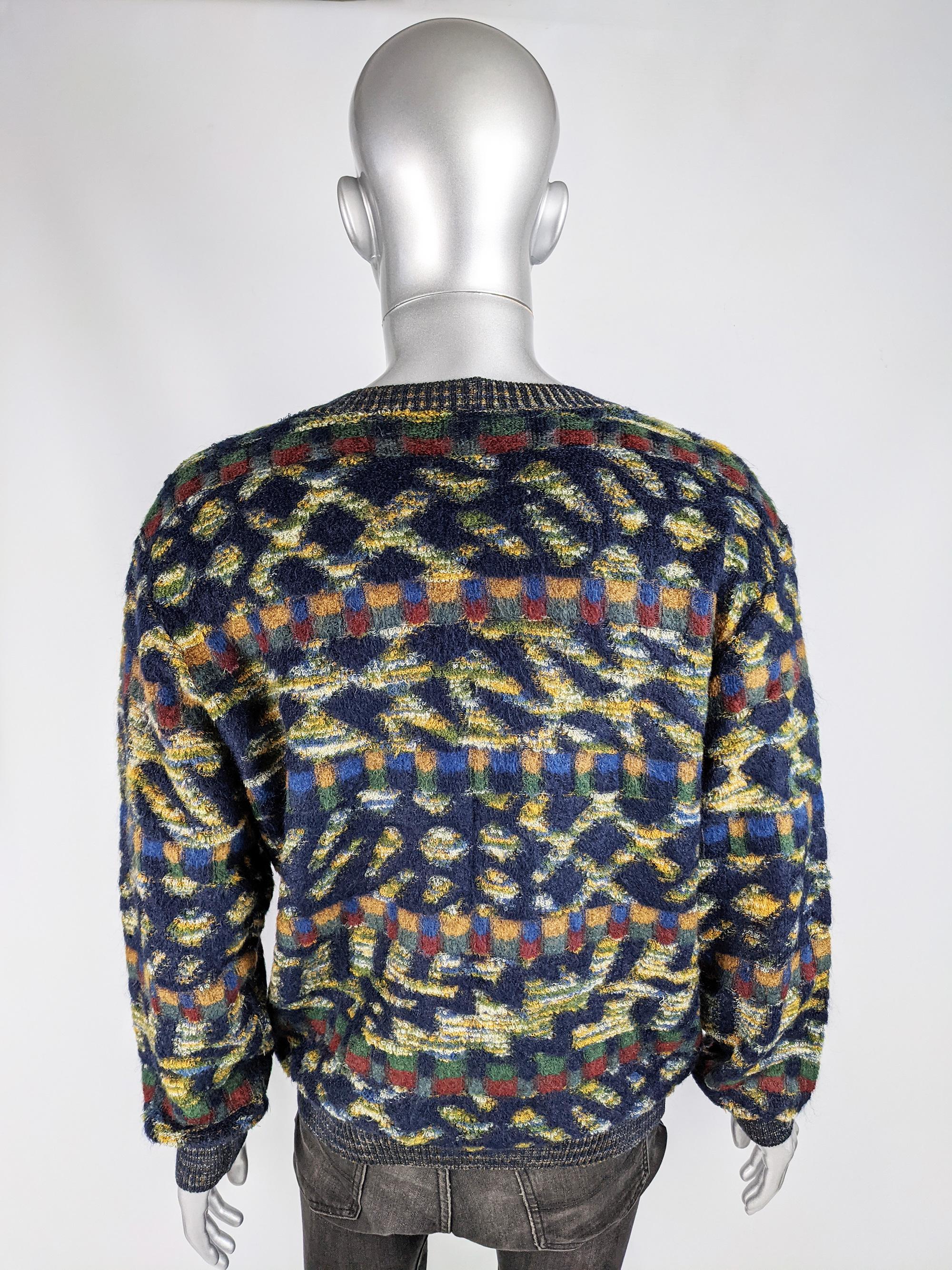 Men's Missoni Vintage Mens Mohair Sweater, 1980s