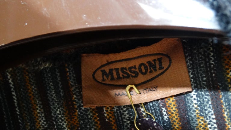 Missoni Vintage Multicolor Oversized Coat For Sale 4