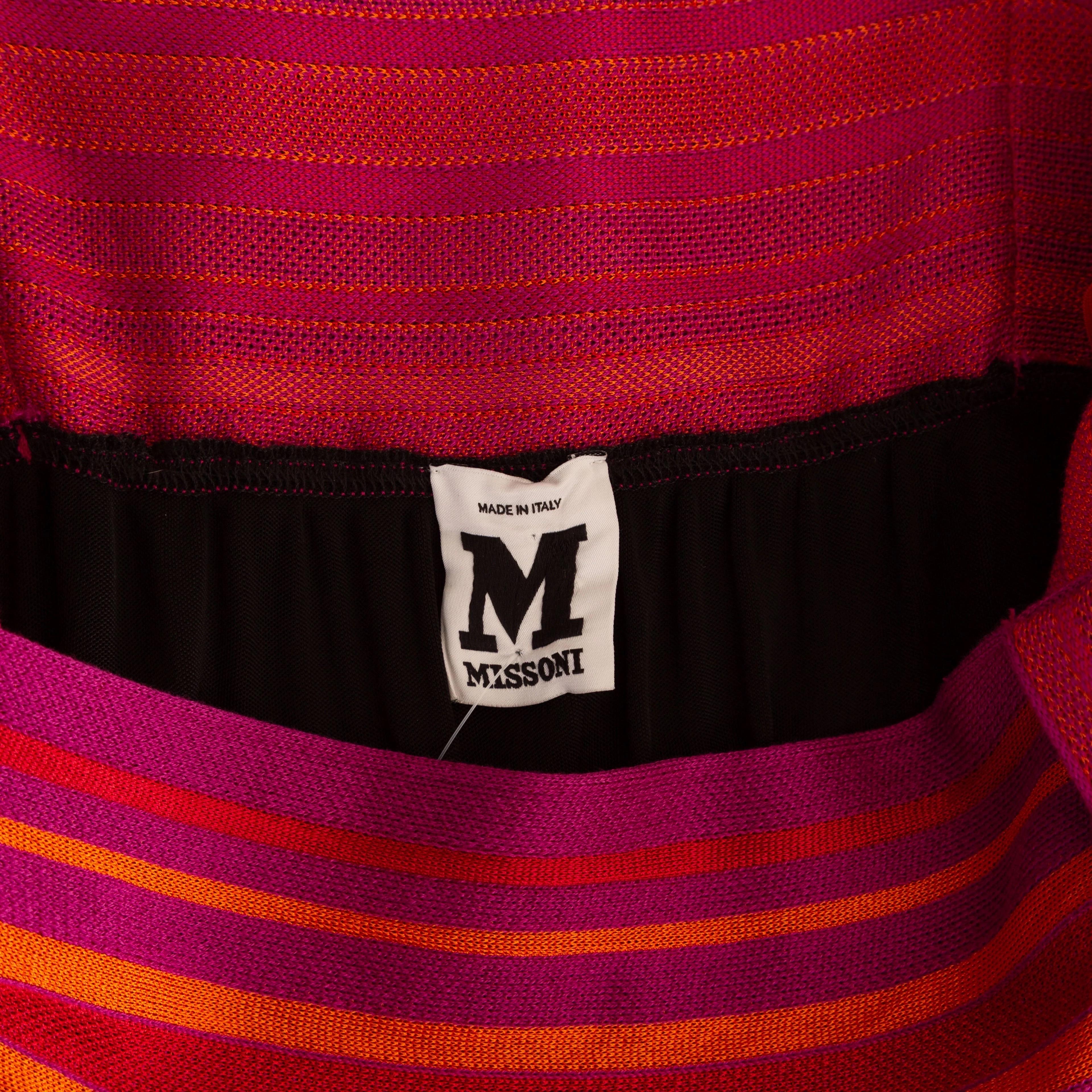 Women's Missoni Vintage Viscose Sleeveless Midi Dress 1990’s For Sale
