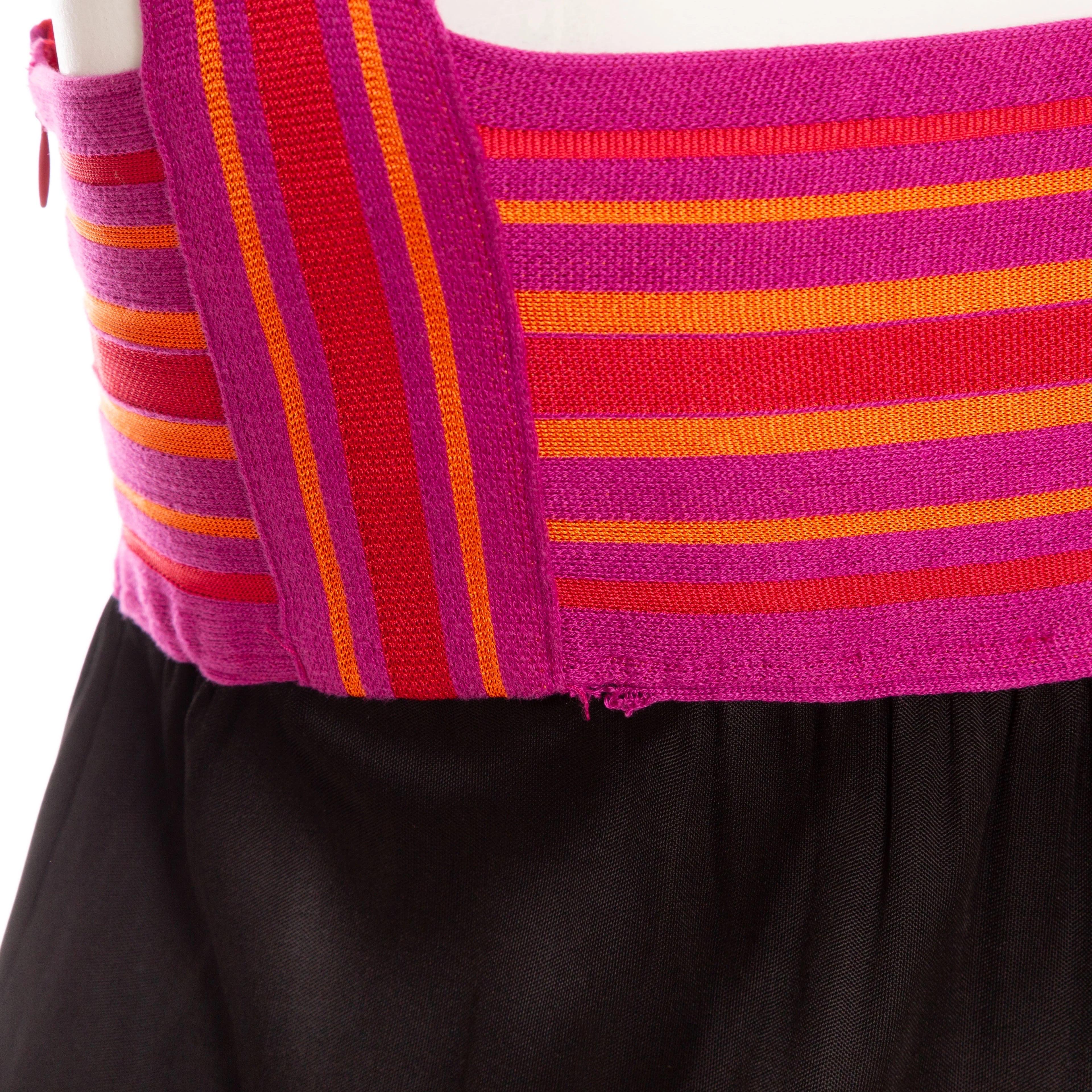 Missoni Vintage Viscose Sleeveless Midi Dress 1990’s For Sale 3