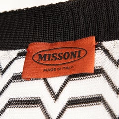 Missoni Vintage Zigzag Knit Swimsuit Coverup Cardigan Sweater