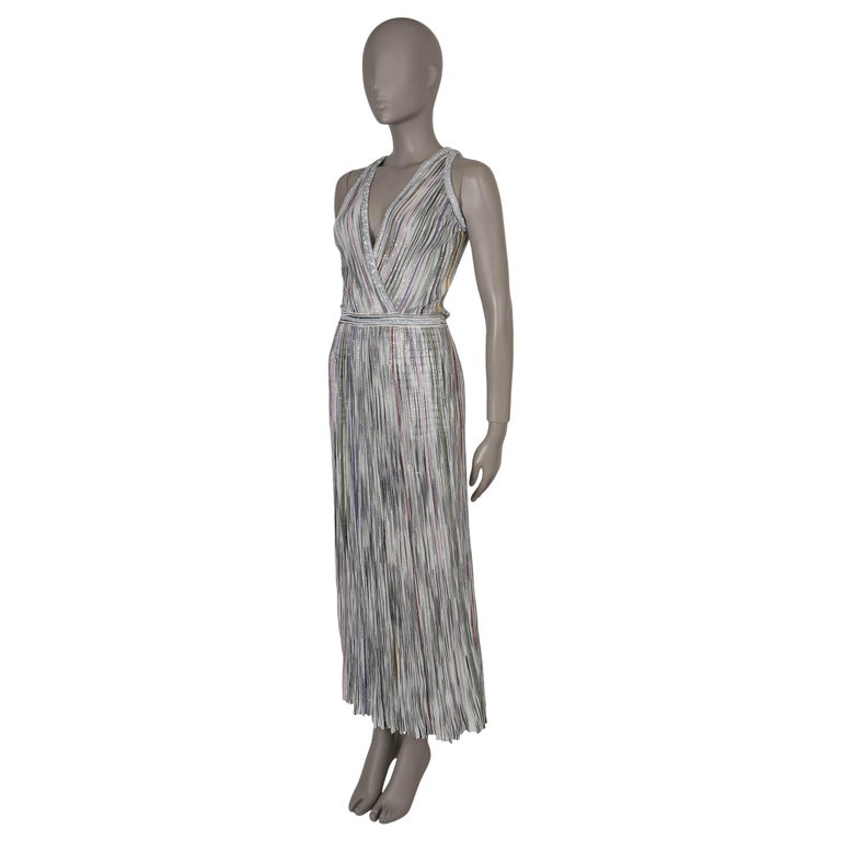 MISSONI white viscose 2022 SEQUIN EMBELLISHED KNIT MAXI Dress 38 XS For Sale at 1stDibs MISSONI white viscose 2022 SEQUIN EMBELLISHED KNIT MAXI Dress 38 XS For Sale at 1stDibs