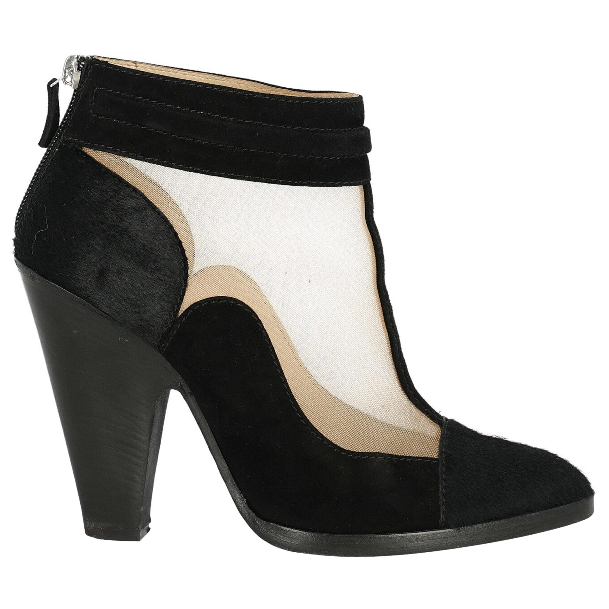 Missoni Woman Ankle boots Black Leather IT 39 For Sale