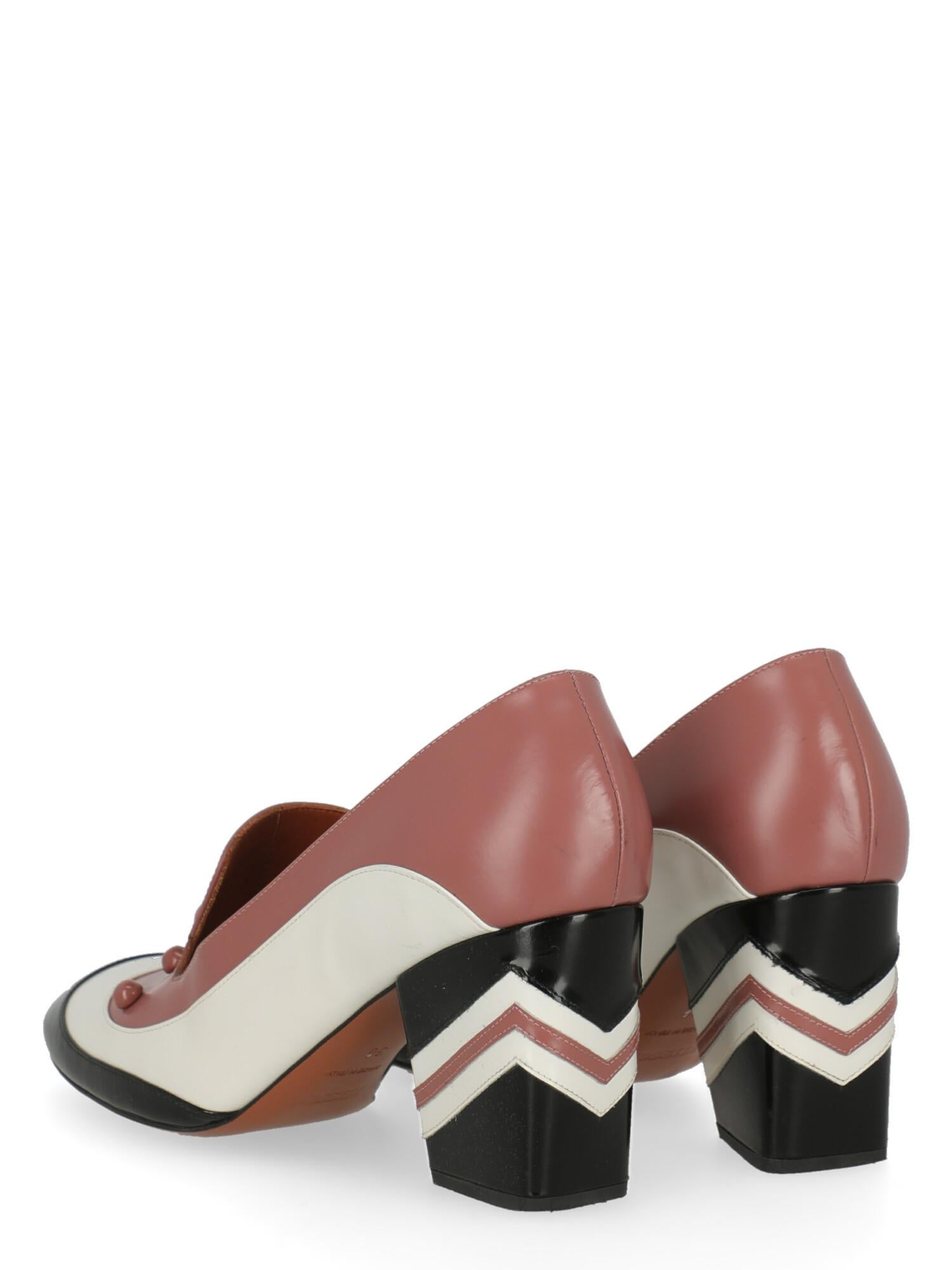 Brown Missoni Women  Pumps Black Leather IT 38 For Sale