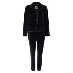 Missoni Women's M Missoni Navy Velvet Trouser Suit Set