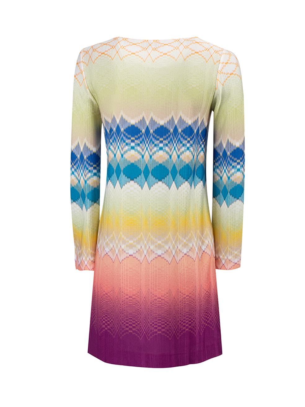 Missoni Women's Multicolour Abstract Pattern Mini Dress In New Condition In London, GB