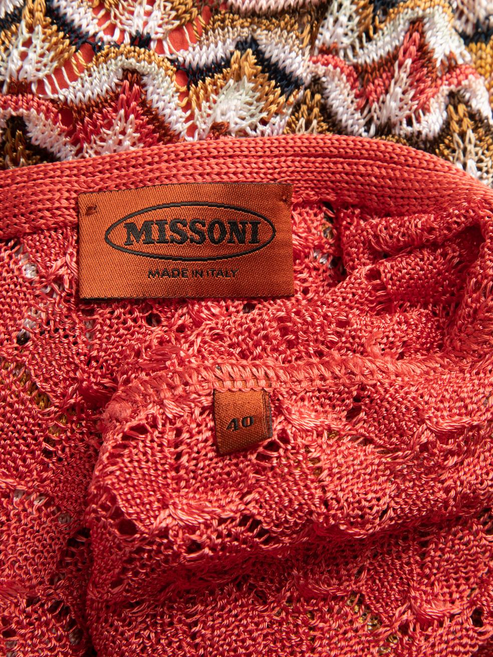 Missoni Women's Multicolour Patterned Knit Mini Dress 1