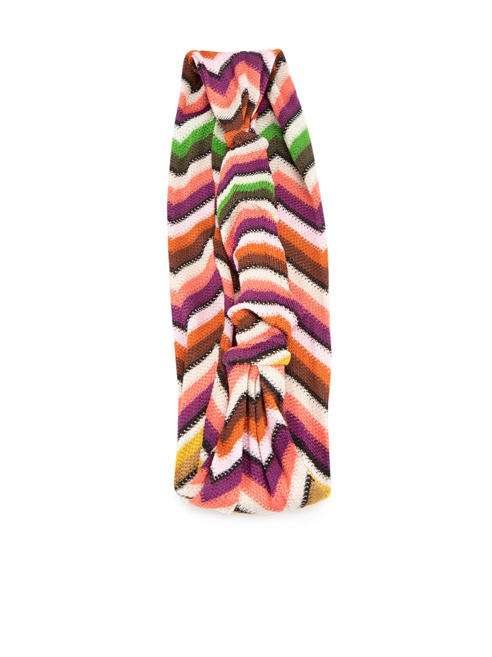 CONDITION is Never Worn. No visible wear to headband is evident on this used Missoni designer resale item. 



Details


Multicolour

Synthetic

Headband

Striped pattern

Elasticated





Made in Italy



Composition

NO COMPOSITION LABEL BUT FEELS