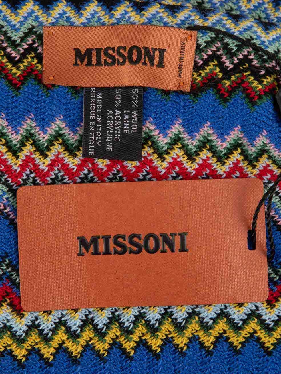 Missoni Women's Zig Zag Knit Tasseled Scarf 1