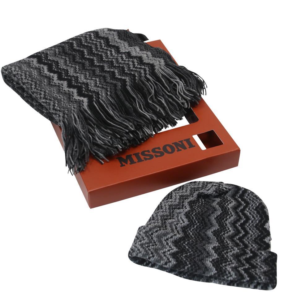 missoni scarf and hat set