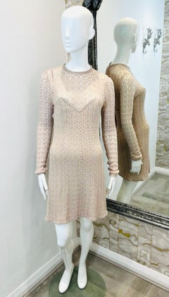 Missoni Wool Blend Crochet Knitted Dress