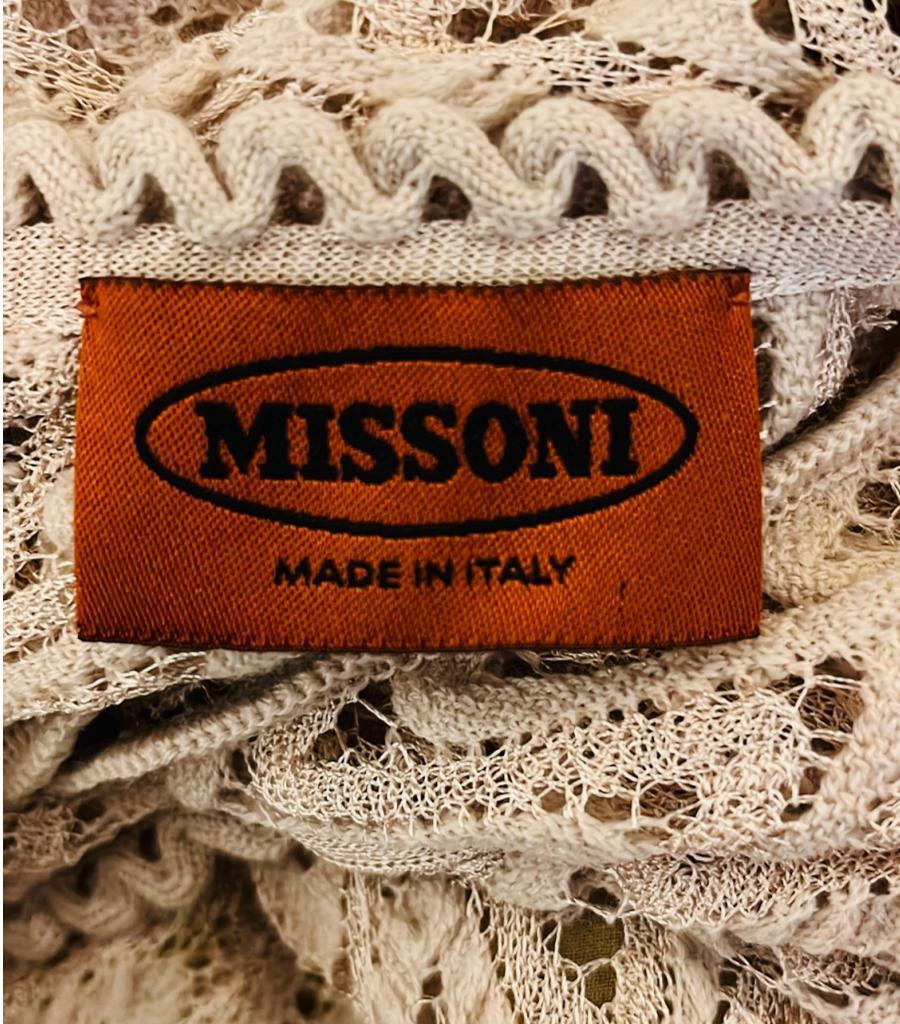 Missoni Wool Blend Crochet Knitted Dress 1