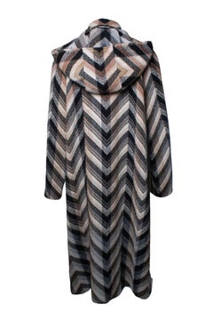 Missoni, wool blend hooded coat