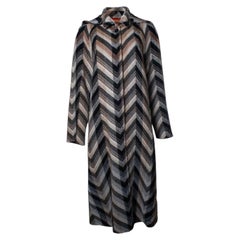 Missoni, wool blend hooded coat