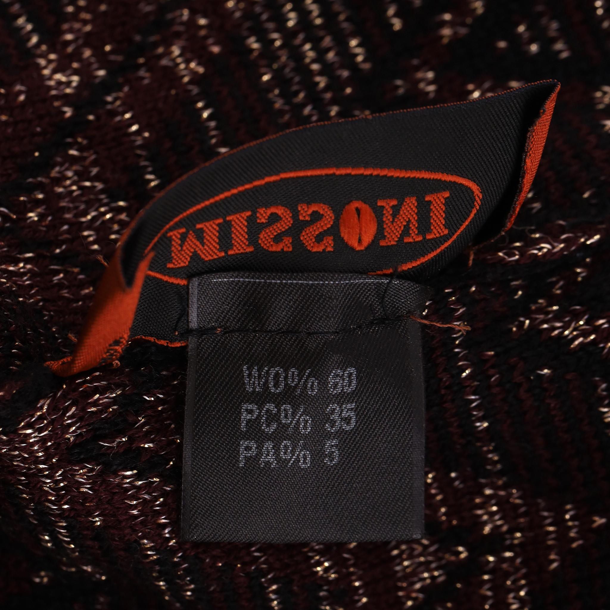 Berretto Missoni in misto lana lavorato a maglia a zig zag In condizioni ottime in vendita a London, GB