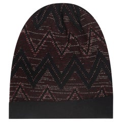 Gorro Zigzag de Punto de Mezcla de Lana Missoni