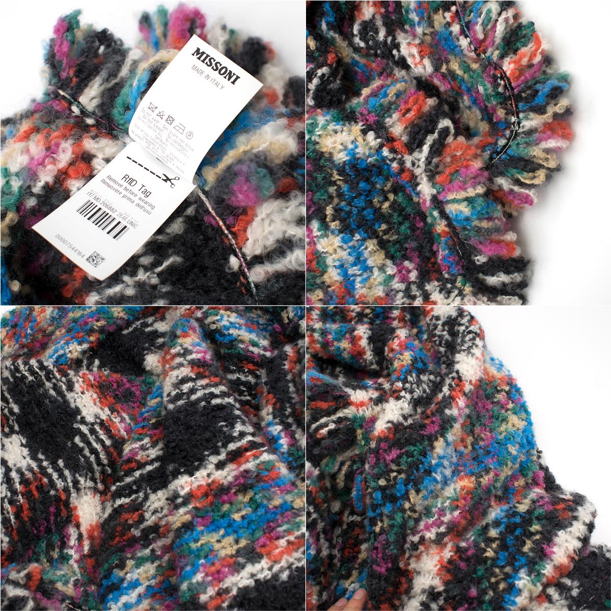 Missoni Wool Blend Multi-coloured Poncho	- One Size 4