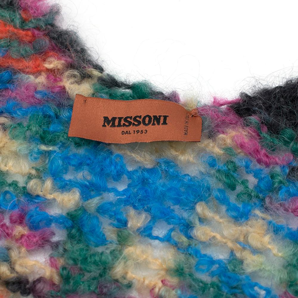 Women's Missoni Wool Blend Multi-coloured Poncho	- One Size