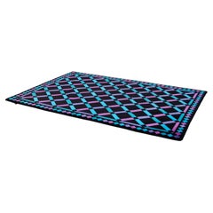 Missoni Wool Italian 80s Style Oceani Arlequine Rug 5'5" x 7'8"