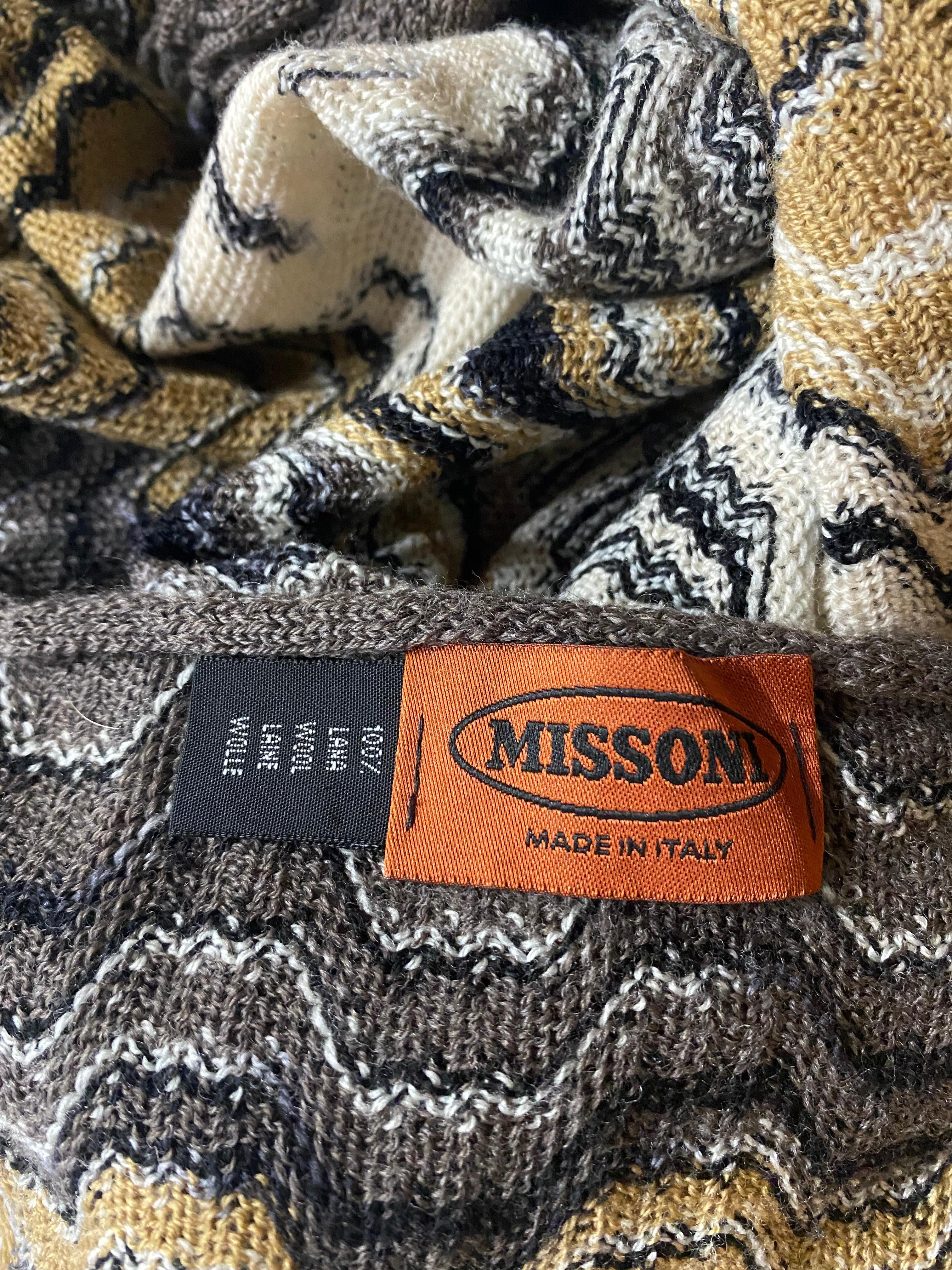 Missoni Wool Poncho Sweater Cover Up For Sale 3