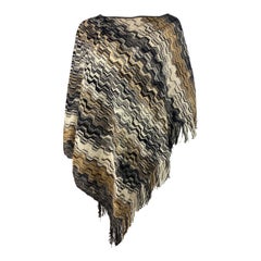 Missoni Wool Poncho Sweater Cover Up