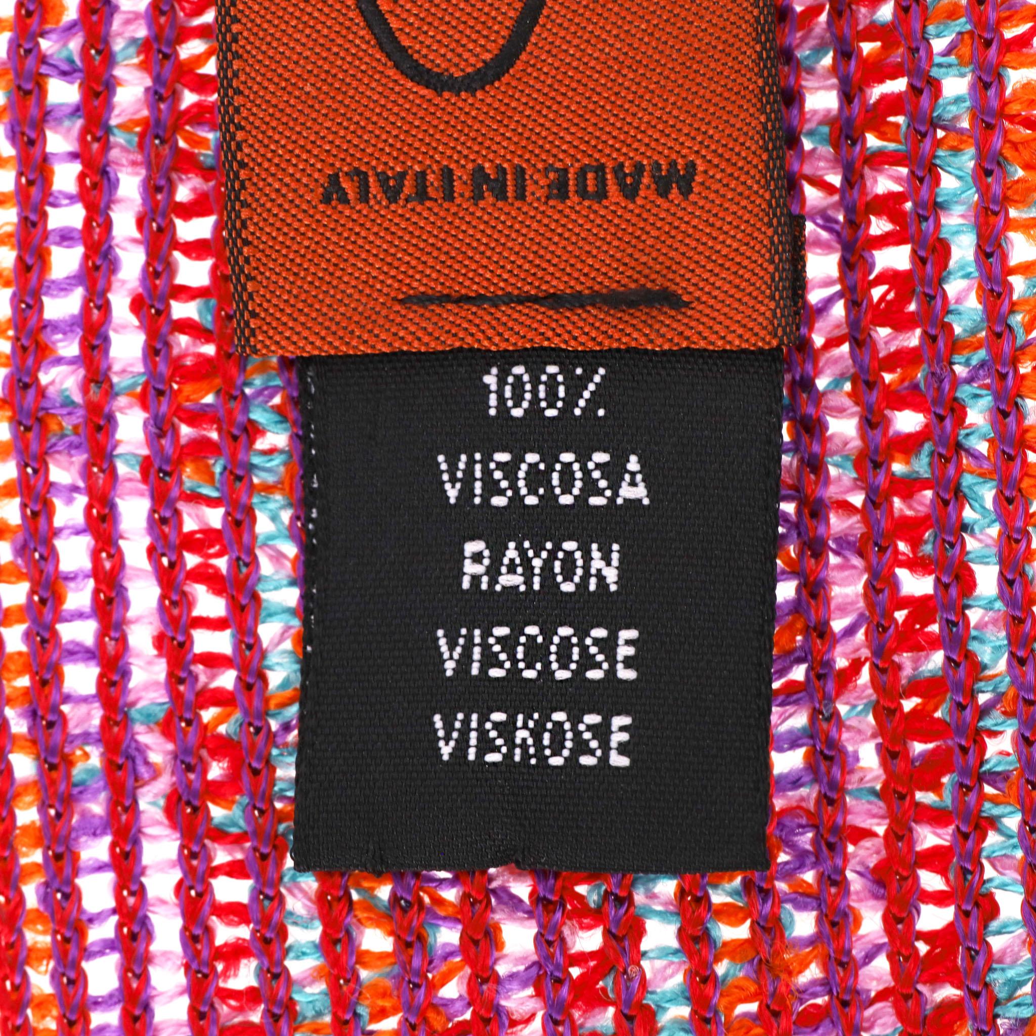 Missoni Woven Fringed Scarf For Sale 1