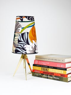 Missoni x Kalmar Vienna Adjustable Brass Tripod Table Side Lamp, Austria, 1950s